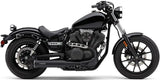 4" Slip On W/Billet Tips Black Yam Bolt 13 19 - COBRA