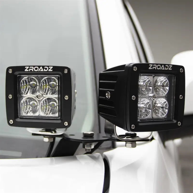 4-Pack of 3-Inch Zroadz LED Pod Lights for T-Rex - Driving/ Fog Light