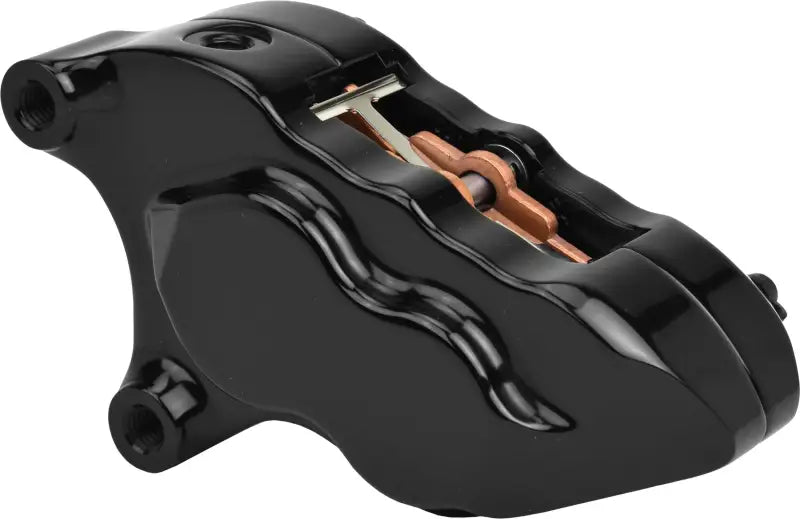 HAWG HALTERS INC 4 Piston Front Caliper L/H Black W/ 11.8" Rotor