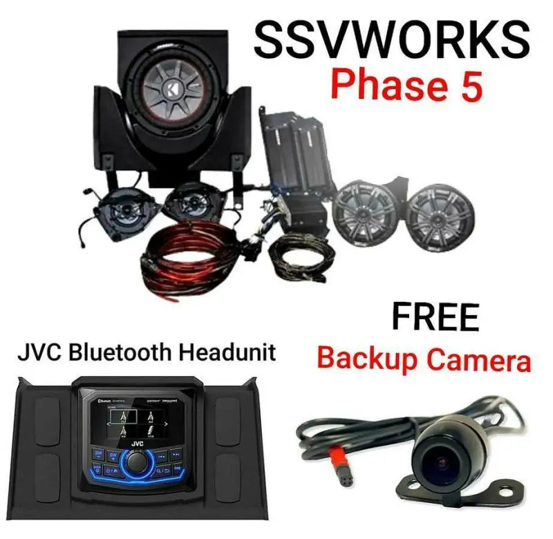 4 Speaker Plug And Play Kit With Jvc Mr1 Receiver 