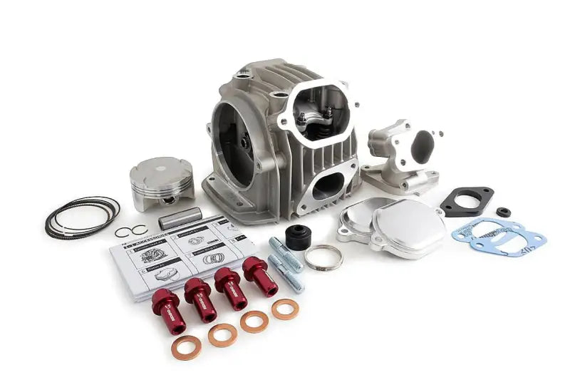 Engine cylinder head kit with 4 valves for valves cylinder head replacement