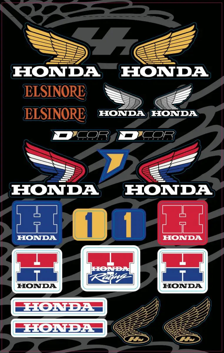 40-10-103 D-Cor Decal Sheets Honda - RV and Auto Parts