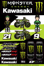 40-20-118 D-Cor Decal Sheets Kawasaki - RV and Auto Parts