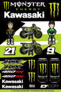 40-20-118 D-Cor Decal Sheets Kawasaki - RV and Auto Parts