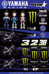 40-50-118 D-Cor Decal Sheets Yamaha - RV and Auto Parts