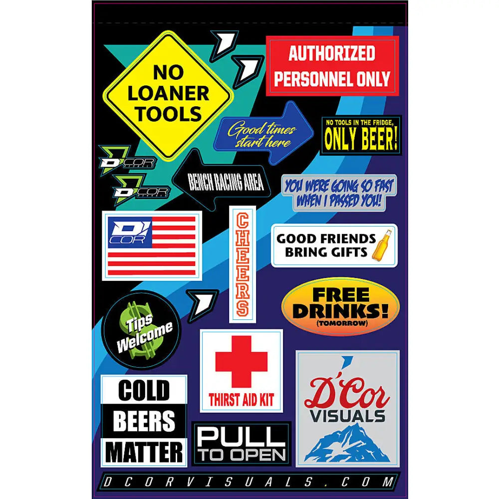 40-90-123 D-Cor Decal Sheet Fridge Kit Decal Sheet Fridge Kit