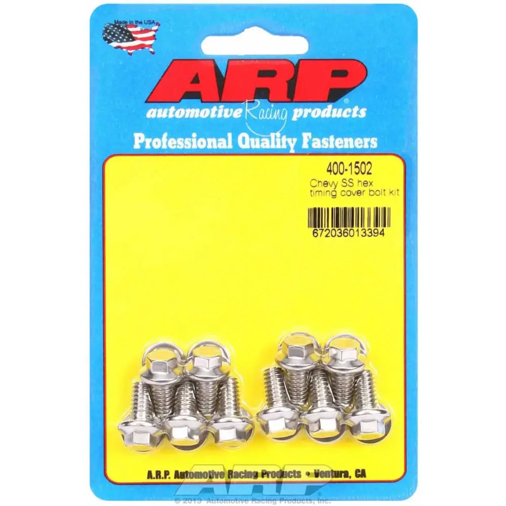 400-1502 ARP Fasteners Timing Cover Bolt For Use With All V8 Chevy