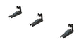 Black metal brackets for Maxway T3 Running Board Mounting Kit, easy board Mtg bracket set