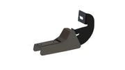 Dark gray and black Maxway T3 Running Board Mounting Bracket Kit with curved support