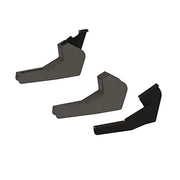 Black plastic corner guards for Maxway T3 running board mtg bracket kit