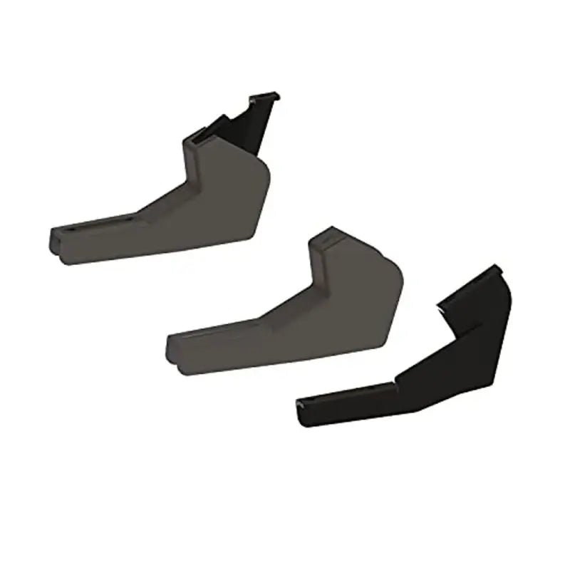 Black plastic corner guards for Maxway T3 running board mtg bracket kit