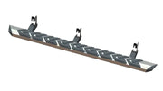 Maxway T3 Series Running Board with black diamond chrome step rail and silver clips