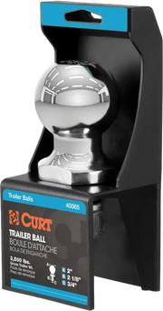40065 Curt 2 X 3/4 X 2 1/8 Hitch Ball - RV and Auto Parts