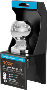 40096 Curt 1-7/8 Inch ATV Ball Packaged - RV and Auto Parts