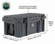 40100011 Overland Vcl D.B.S. - Dark Grey 95 Qt Dry Box