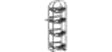 40101 Kargomaster 4 Tank Holder - 2@50Lb-2@30Lb for RV, automotive, powersports, off-road, marine, exterior, truck accessories, interior, truck bed, RV parts, AVADA - Best Sellers