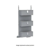 40114 Holman Door Organizer; 12’ Wide; 3 Drawer - Tray