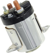 Chrome 40114C Starter Solenoid with three terminals for automotive starter needs