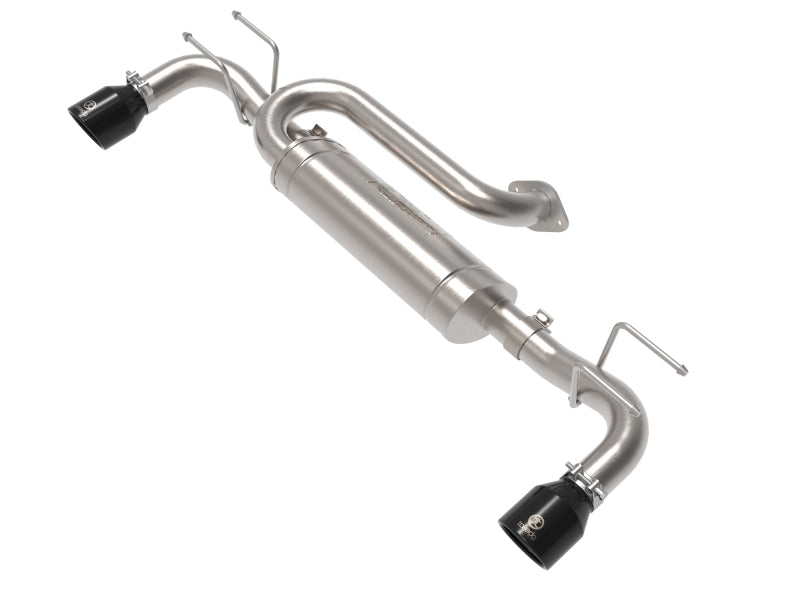 aFe 49-37023-B aFe 19-22 Mazda 3 L4 2.5L Takeda 3in to 2-1/2in 304 Stainless Steel Axle-Back Exhaust w/ Black Tip