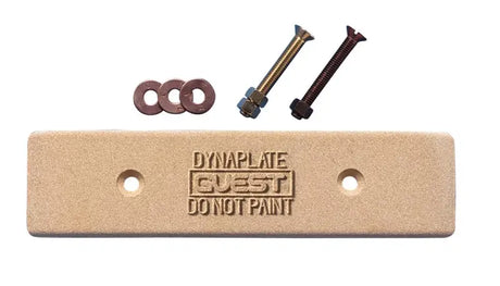 BEP Giant Dynaplate 12x3x1/2 inch grounding plate with washers and bolts
