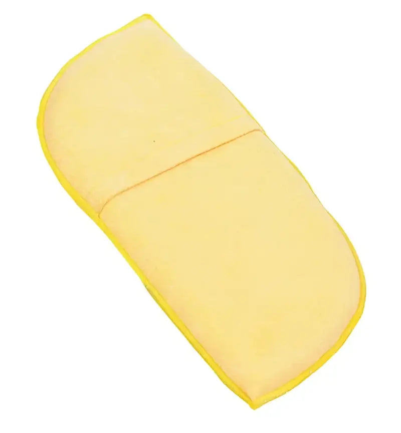 Yellow sponge with rounded edges for Carrand Microfiber Interior Dust cleaning