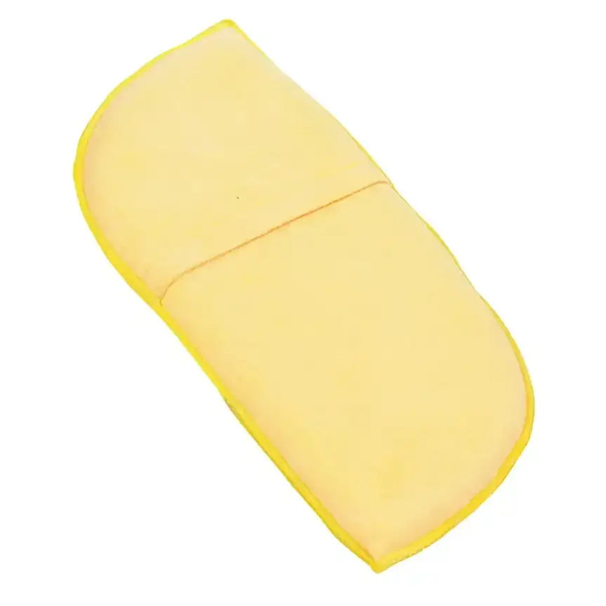 Yellow sponge with rounded edges for Carrand Microfiber Interior Dust cleaning