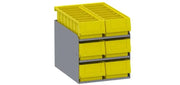 40341 Holman 6 Stacked Small Parts Bins