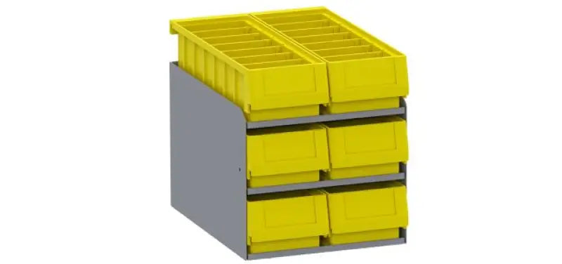 40341 Holman 6 Stacked Small Parts Bins