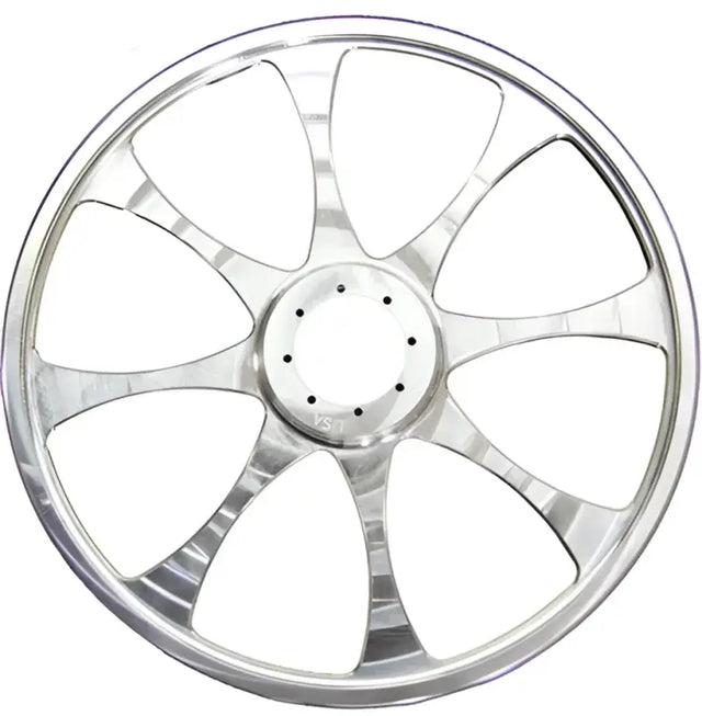 404-4002-01 8 Spoke Billet Wheel Natural 8" 