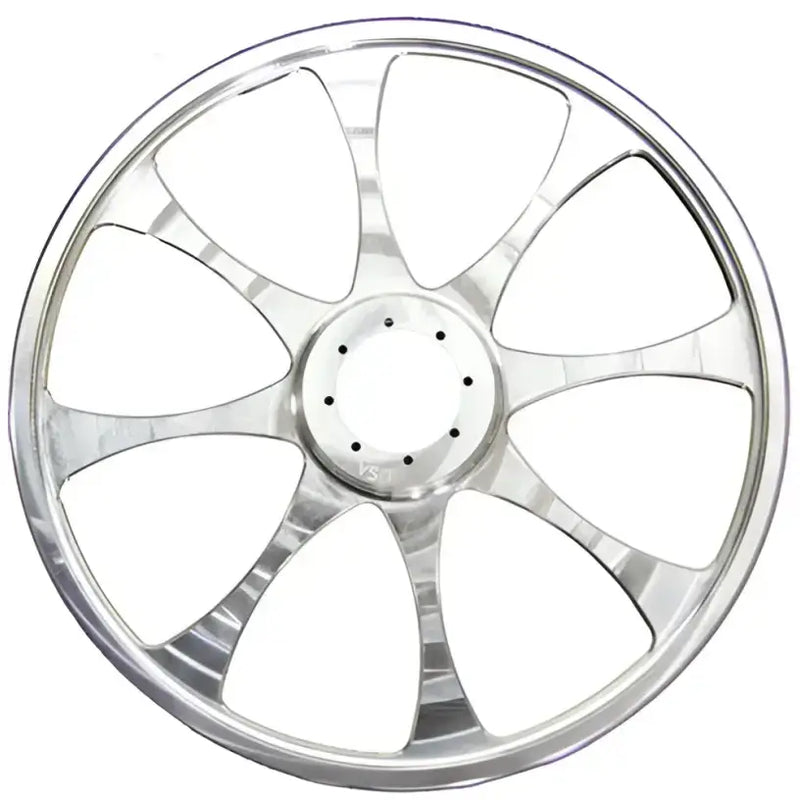 404-4002-01 8 Spoke Billet Wheel Natural 8" 