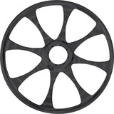 404-4002-02 8 Spoke Billet Wheel Black 8" 