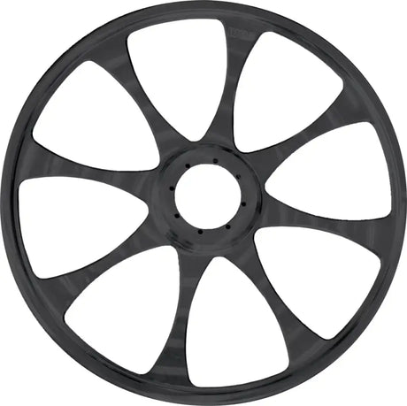 404-4002-02 8 Spoke Billet Wheel Black 8" 