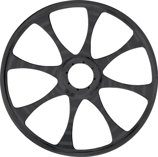 404-4002-02 8 Spoke Billet Wheel Black 8" 