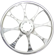 405-4002-01 8 Spoke Billet Wheel Natural 9" 