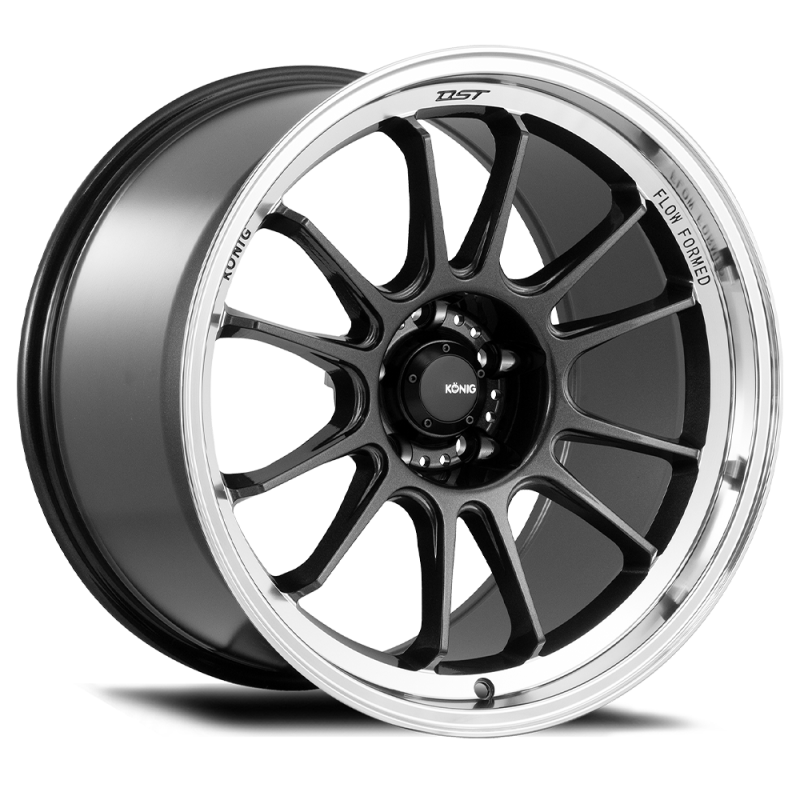Konig HG18512406 Konig Hypergram 18x11 5x112 ET40 Metallic Carbon w/ Machined Lip