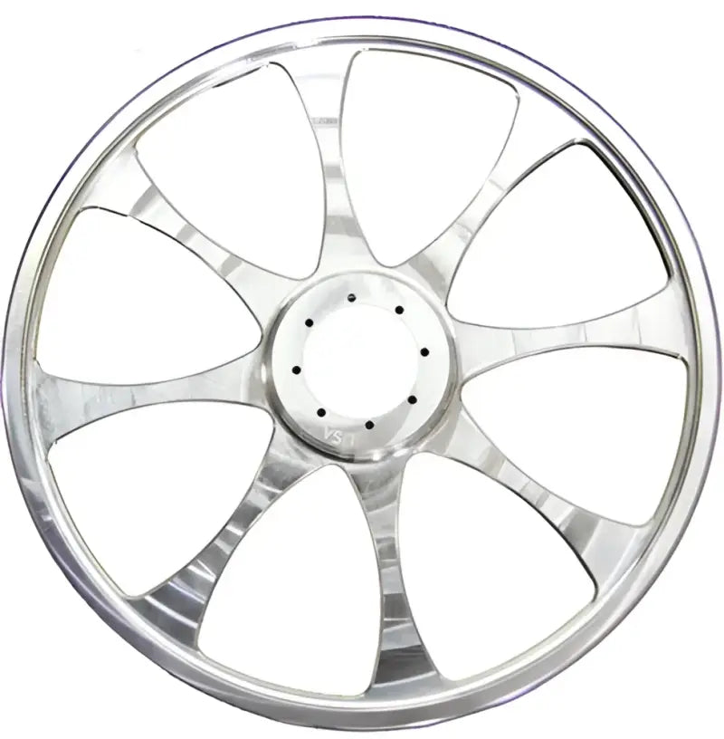406-4002-01 8 Spoke Billet Wheel Natural 10" 