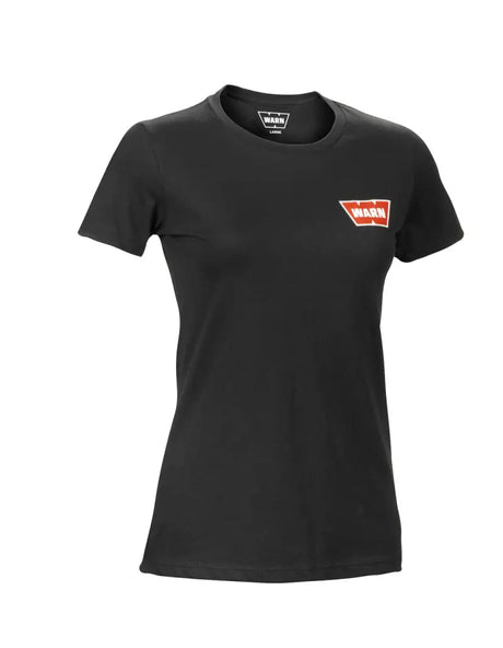 Black women’s warn w-short-sl-b1-medium medium-sized short-sleeve t-shirt for casual wear
