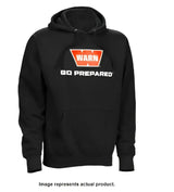 40805 Warn W-Hood-B1-Xl high-quality XL hooded sweatshirt in black, providing exceptional protection and comfort for outdoor adventures.
