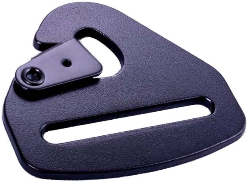 RACEQUIP 700930 BLK 2' SNAP HOOK BELT END BLK