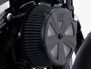 Vance & Hines Black Skullcap Crown Intake Cover - 71019
