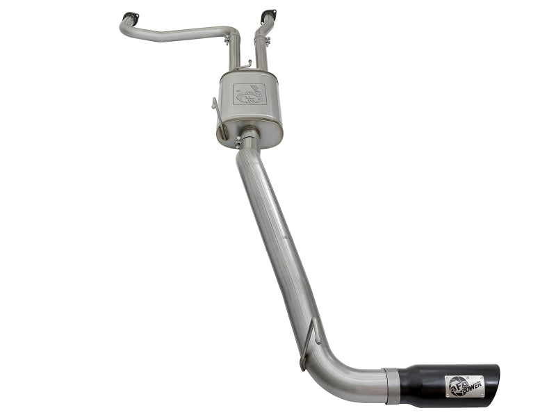 aFe 49-46125-B aFe MACHForce XP 2.5in Cat-Back Exhaust System w/ Black Tip Nissan Frontier 17-19 V8-5.6L