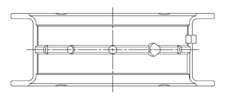 ACL 7M2428HC-STD 7M2428HC-STD ACL Nissan RB25DETT/RB26DETT Standard Size High Performance Main Bearing Set - CT-1 Coated