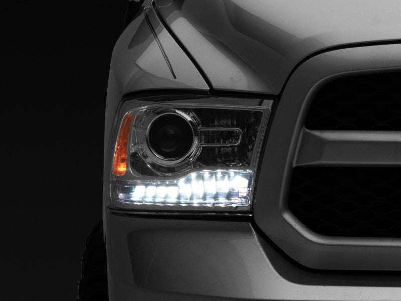 Raxiom R111519 Raxiom 09-18 Dodge RAM 1500 LED Halo Headlights w/ Swtchbck Turn Signals- Chrome Hsng (Clear Lens)