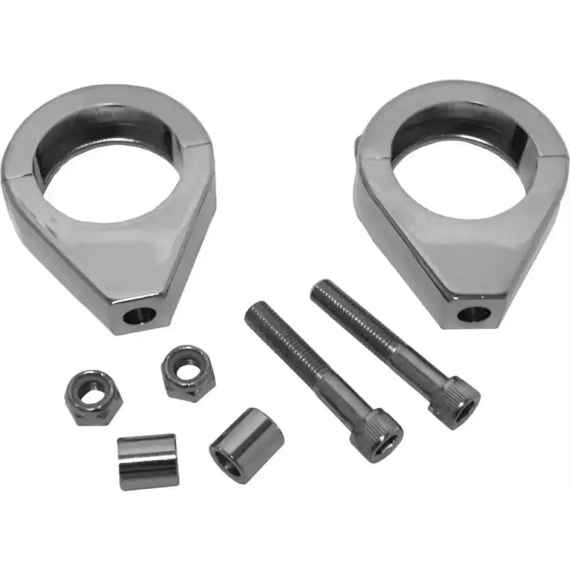 41-033A Turnsignal Clamps 39mm Pr Chrome