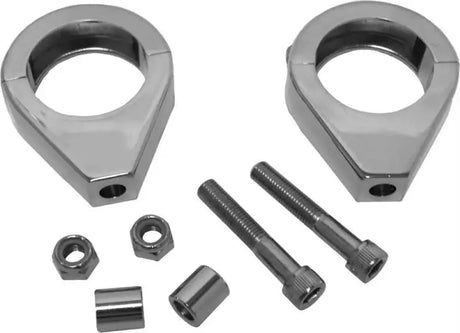 41-033A Turnsignal Clamps 39mm Pr Chrome