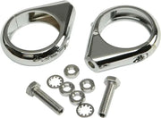 41-040 Turnsignal Clamps 49mm Pr Chrome