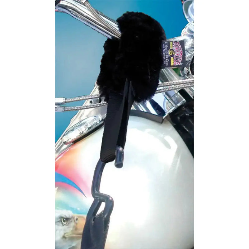 41192 Powertye Tie-Down Assist W/Sheepskin Cover 1.5’’ Black 2/Pk - 1 1/2’’ w/Sheepskin