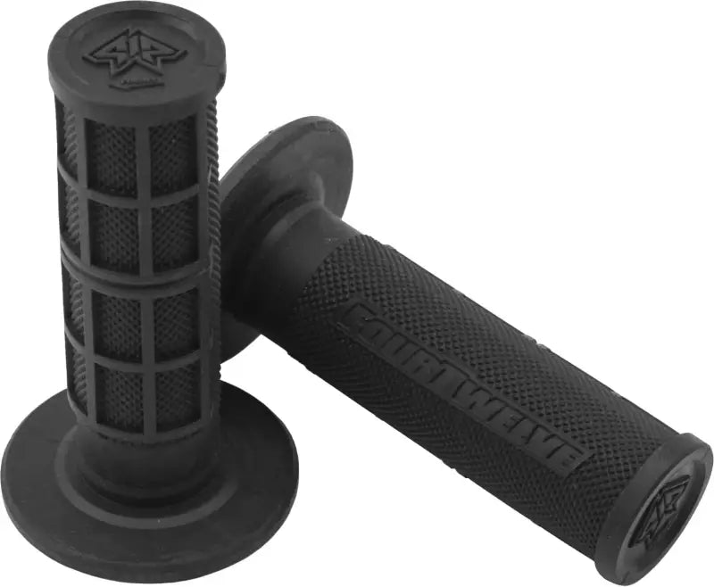 FOUR TWELVE 412-200 Pee Wee / Pit Bike Mini Grips 7/8" (Black)