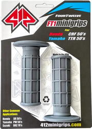 412-G101 Mini Grips Grey 3/4’’ - Pee Wee/Pit Bike