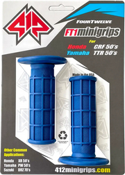 412-G102 Mini Grips Blue 3/4’’ - Pee Wee/Pit Bike